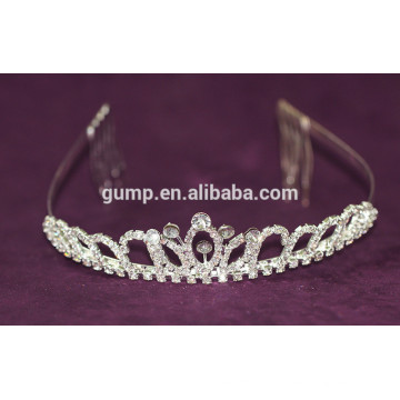 Custom Bridal Crystal Tiara Brilhante Rhinestone Crowns